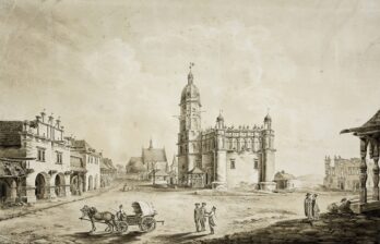 Zygmunt Vogel - Rynek w Szydłowcu 1795